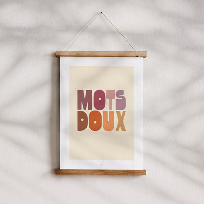 Decoratieve poster Mots Doux foto N° 3