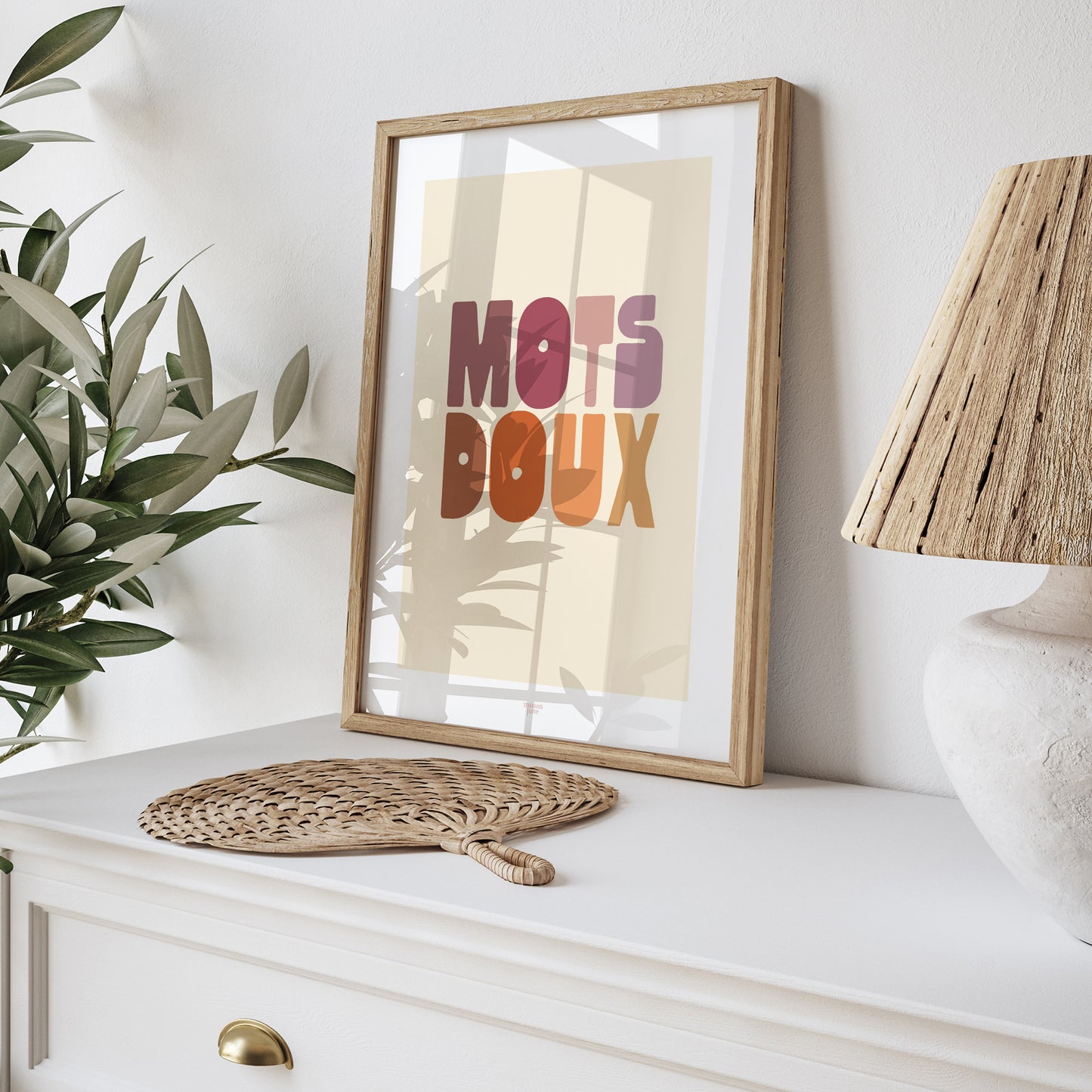 Decoratieve poster Mots Doux foto N° 4