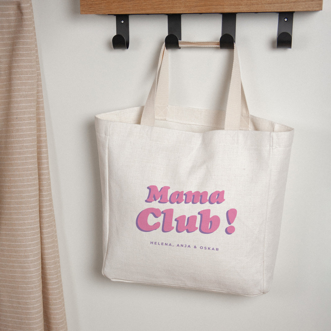 Tote Bag-objecten Handvat van Mama Club-canvas foto N° 4