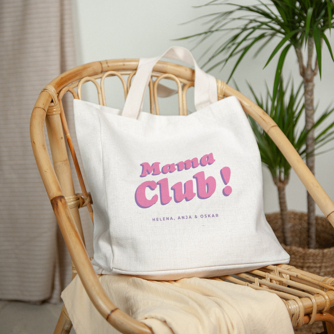 Tote Bag-objecten Handvat van Mama Club-canvas foto N° 5