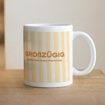Mug Objets Blanc Généreuse foto N° 5