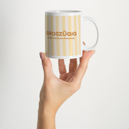 Mug Objets Blanc Généreuse foto N° 6