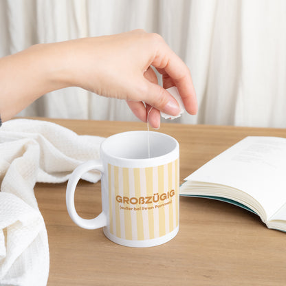 Mug Objets Blanc Généreuse foto N° 7