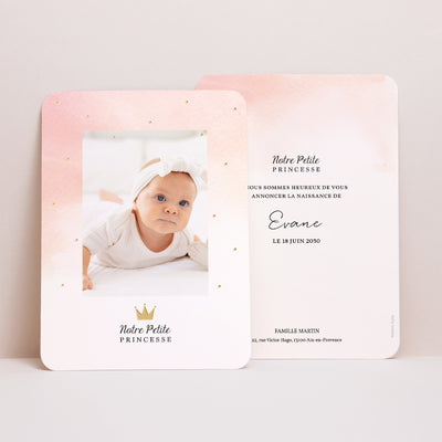 Geboortekaartje prinses