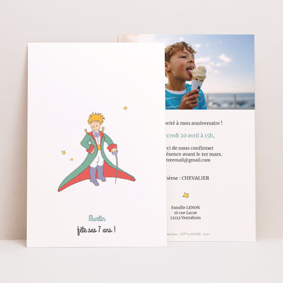 De kleine prins verjaardagskaart