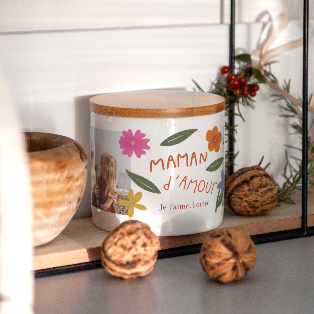 Keramieken pot Objets 48 cl Maman d’Amour foto N° 4