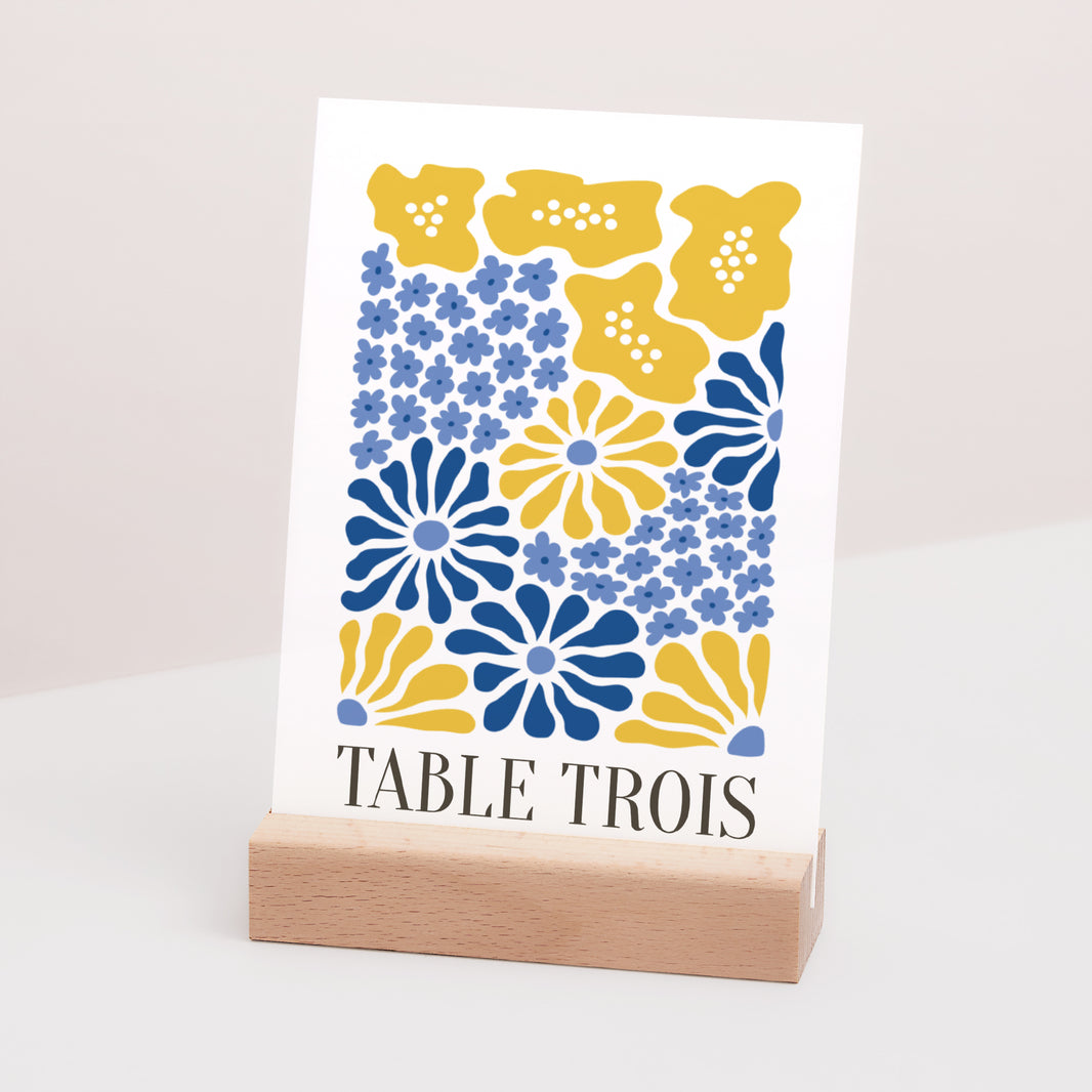 Marque table Mariage Rectangle Flowers by Matisse foto N° 3