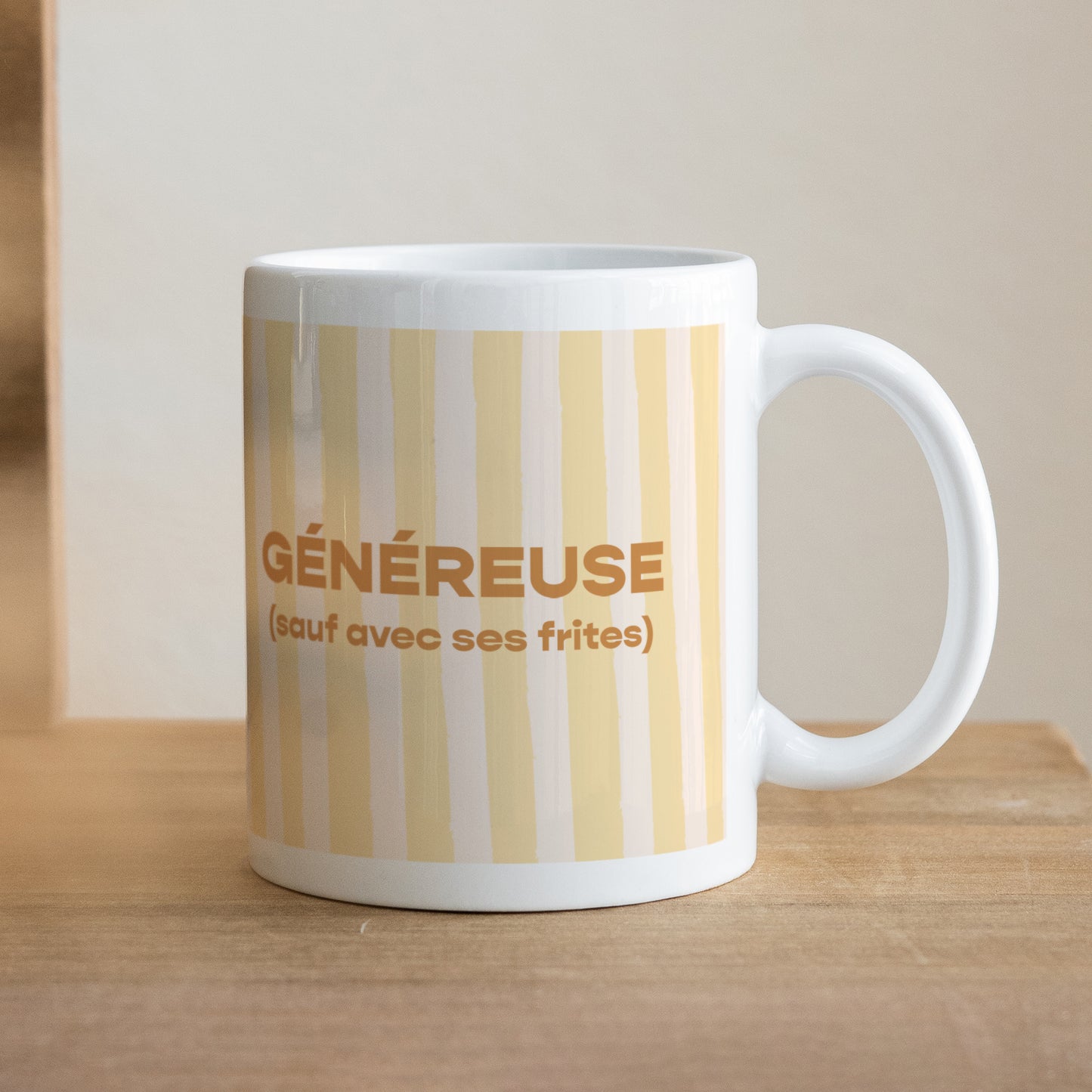 Mug Objets Blanc Généreuse foto N° 1