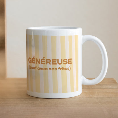 Mug Objets Blanc Généreuse foto N° 1