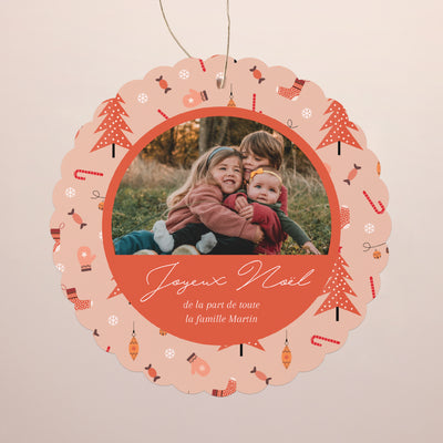 Weihnachtskarte zum Aufhängen