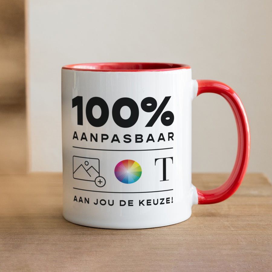 Mok Objecten Rood Do It Yourself foto