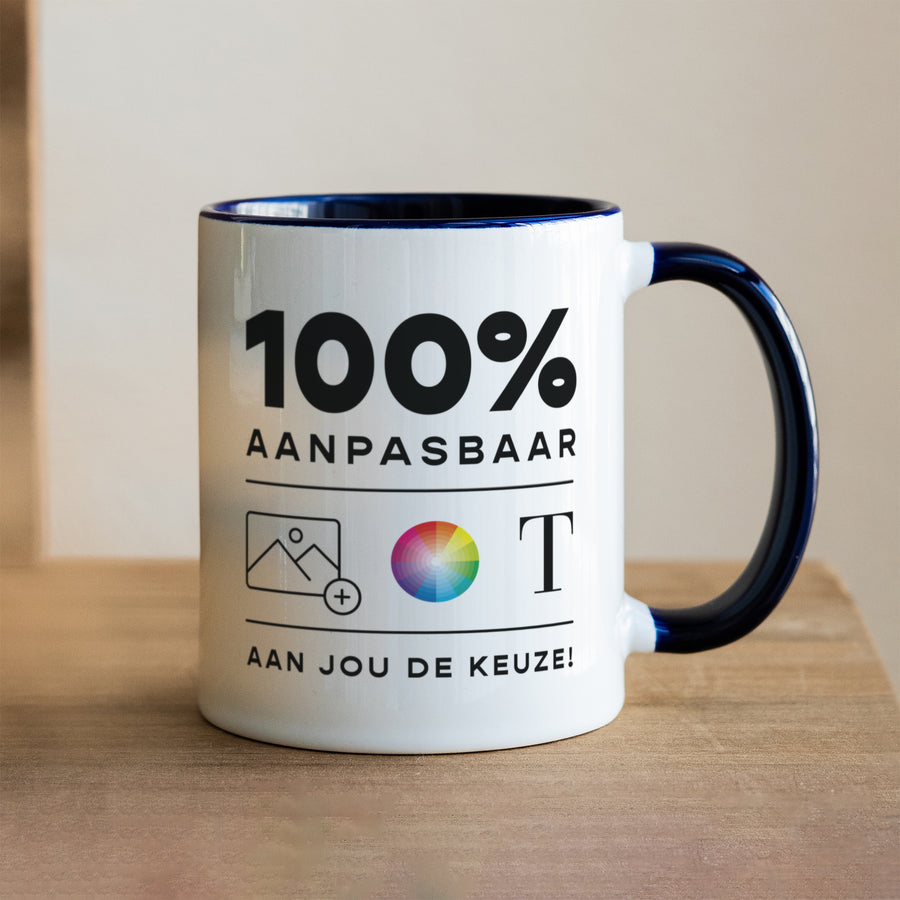 Mok Objecten Blauw Do It Yourself foto