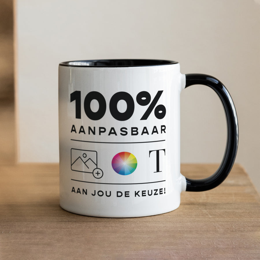 Mok Objecten Zwart Do It Yourself foto