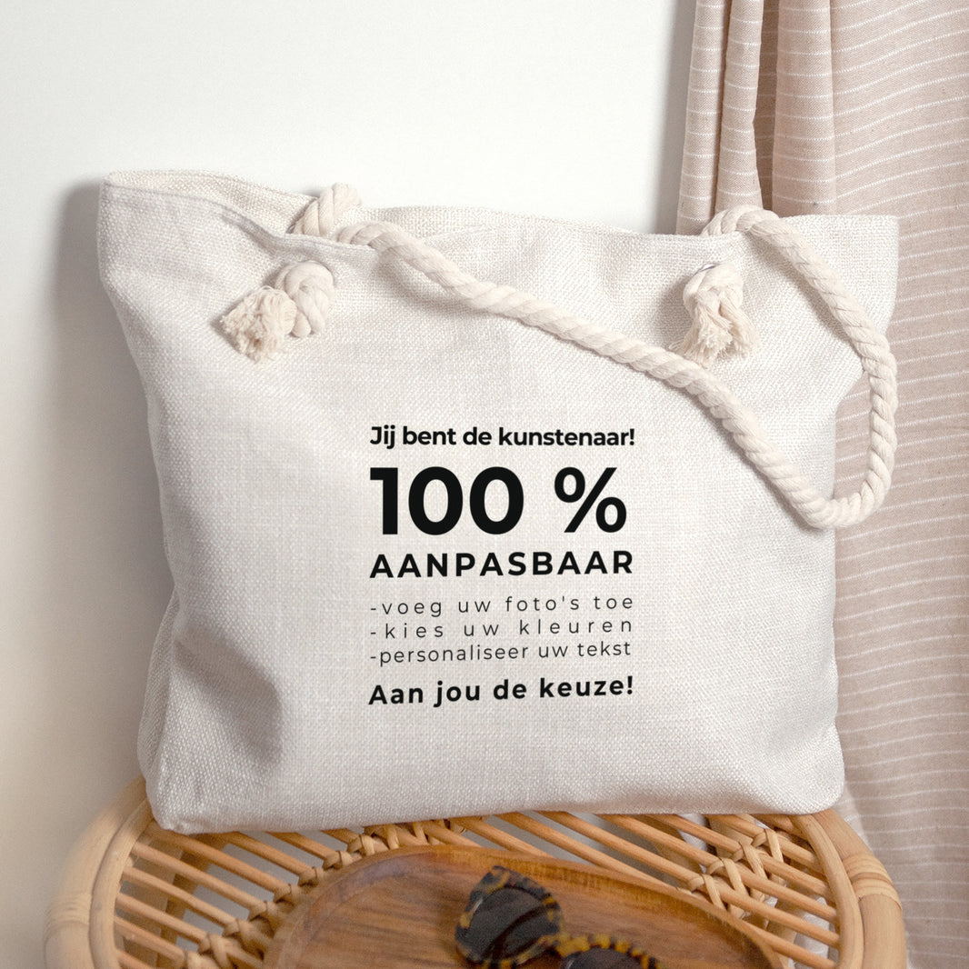 Strandtas Objecten Handvat van touw Do It Yourself foto N° 1