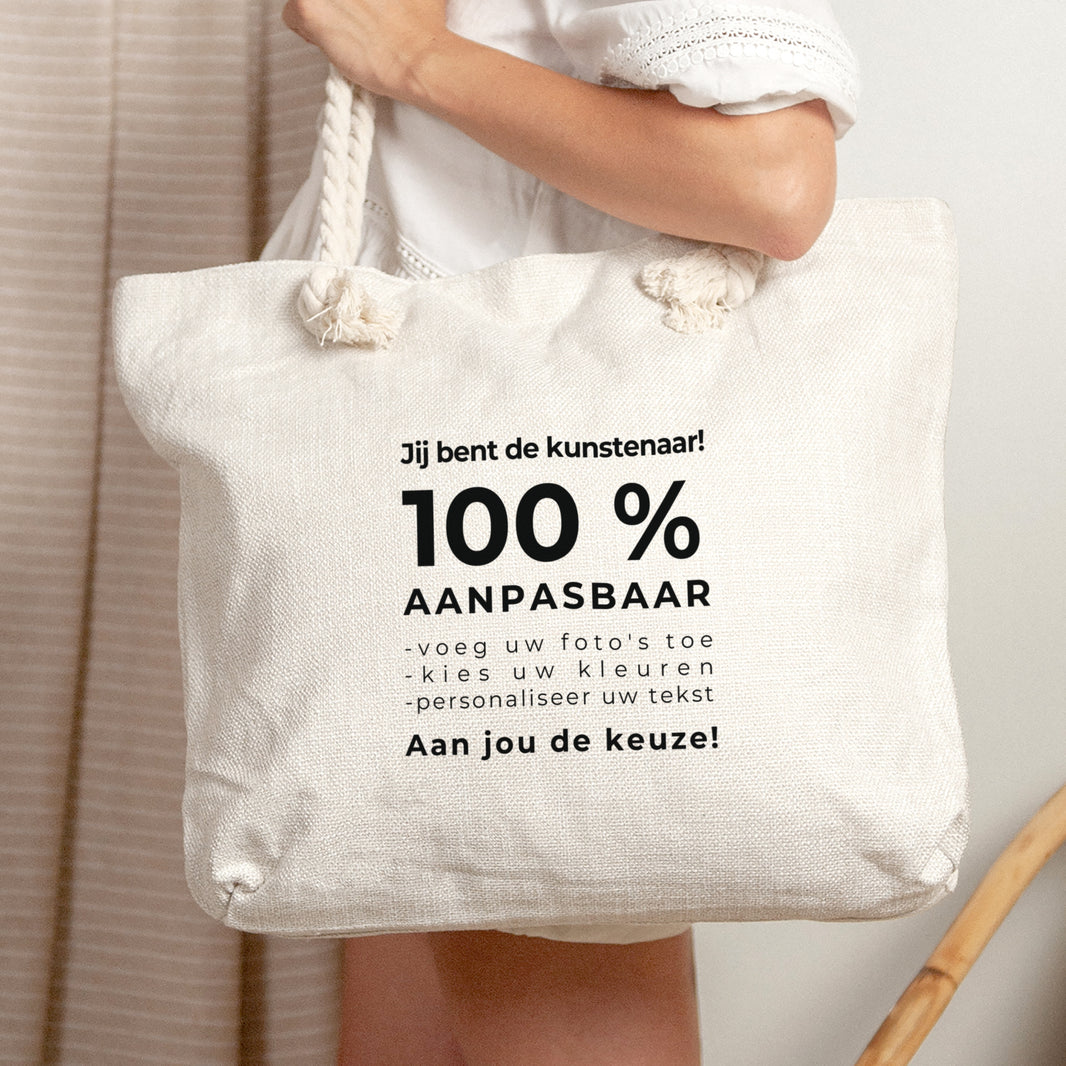 Strandtas Objecten Handvat van touw Do It Yourself foto N° 2