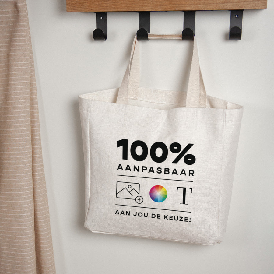 Tote Bag Objecten Handgreep van canvas Do It Yourself foto