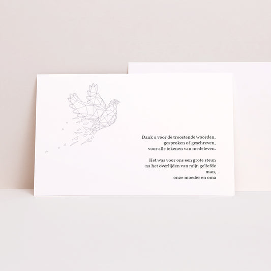 Condoleancekaart Overlijden Landschap Eeuwige vrede foto