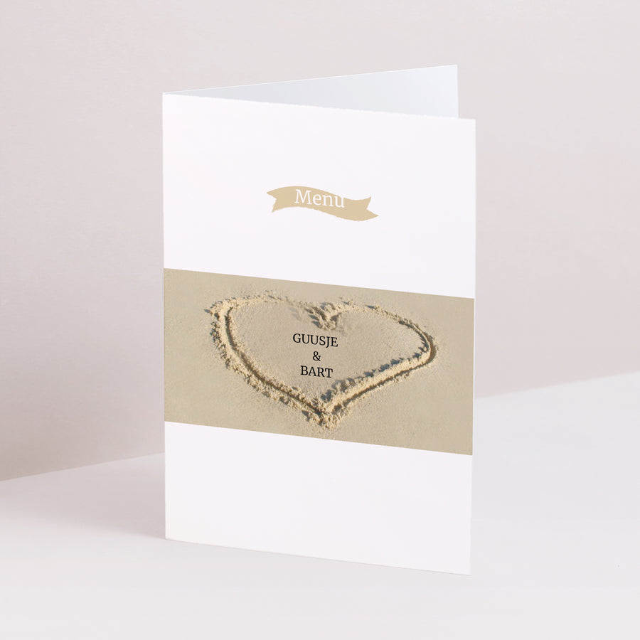 Menukaart Geboorte Dubbel portretvenster Aangepast accordeon foto