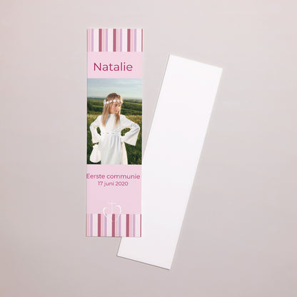 Boekenlegger Communie Bladwijzer Geloofsbelijdenis - Meisje foto N° 1