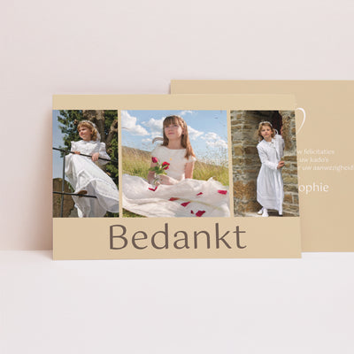 Bedankkaartjes communie