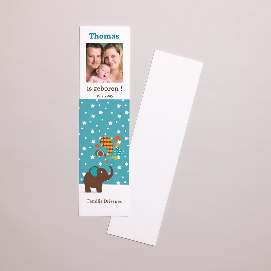 Boekenlegger Geboorte Bladwijzer Marcus maakt zijn circus foto