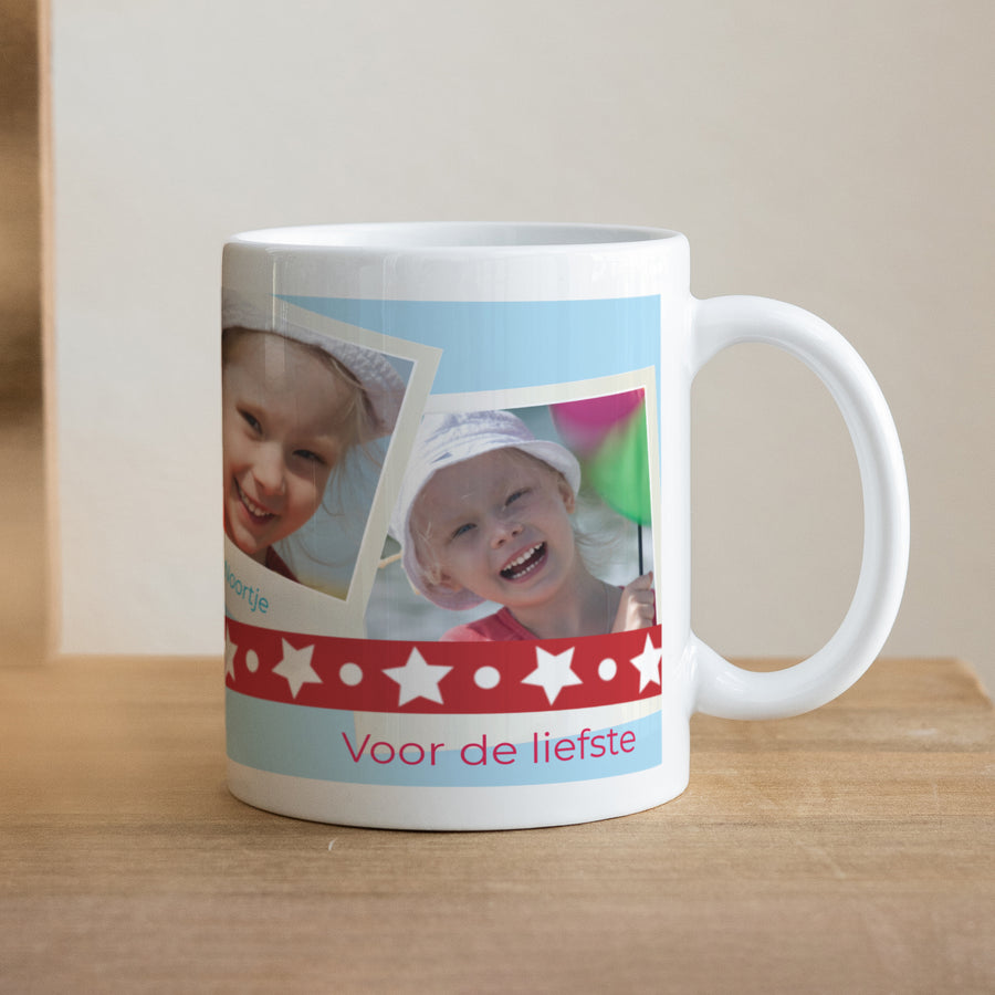 Mok Objecten Wit Wensen door elkaar foto