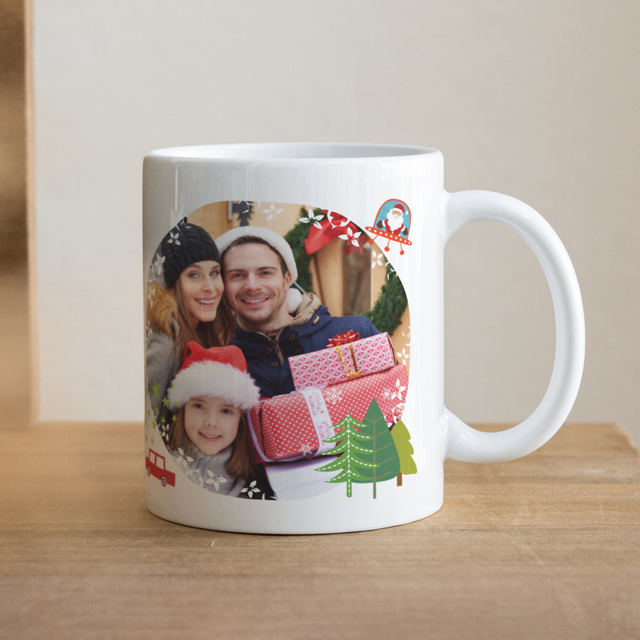 Mok Objecten Wit Kerstkleur foto