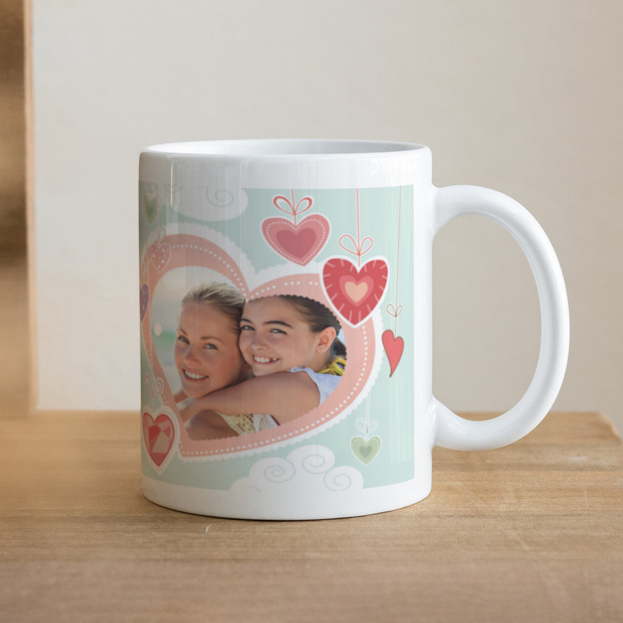 Mok Objecten Wit Feest van de harten foto