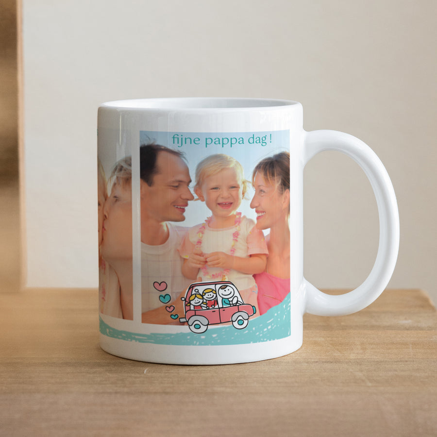 Mok Objecten Wit Vaderdag foto