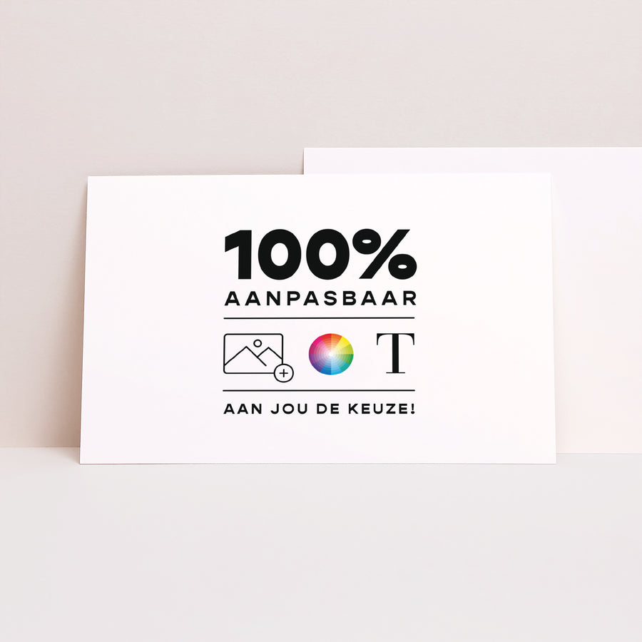 Doopuitnodiging Landschap Do It Yourself III foto