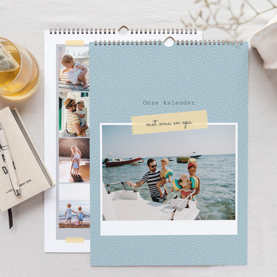 Kalender Eindejaar Muraal A3 Grootouders foto