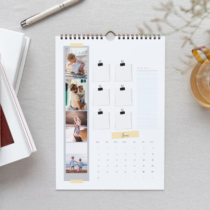 Kalender Eindejaar Muurschildering A4 Grootouders foto N° 2