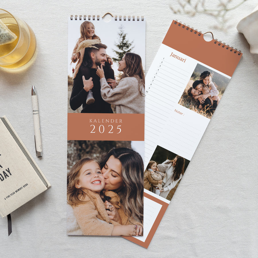 Kalender Eindejaar Perpetueel Fotografisch foto