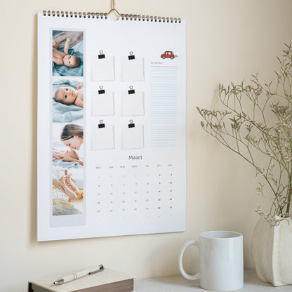Kalender Eindejaar Muraal A3 Jongen foto N° 3
