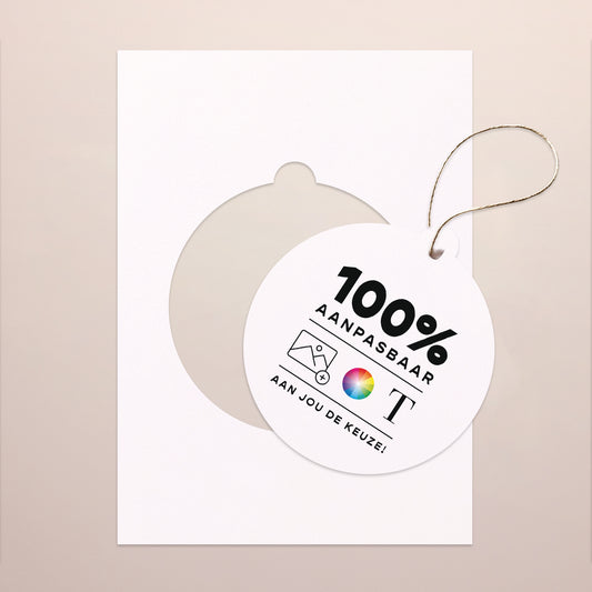 Wenskaart Eindejaar Afneembaar Doe Het Zelf III foto