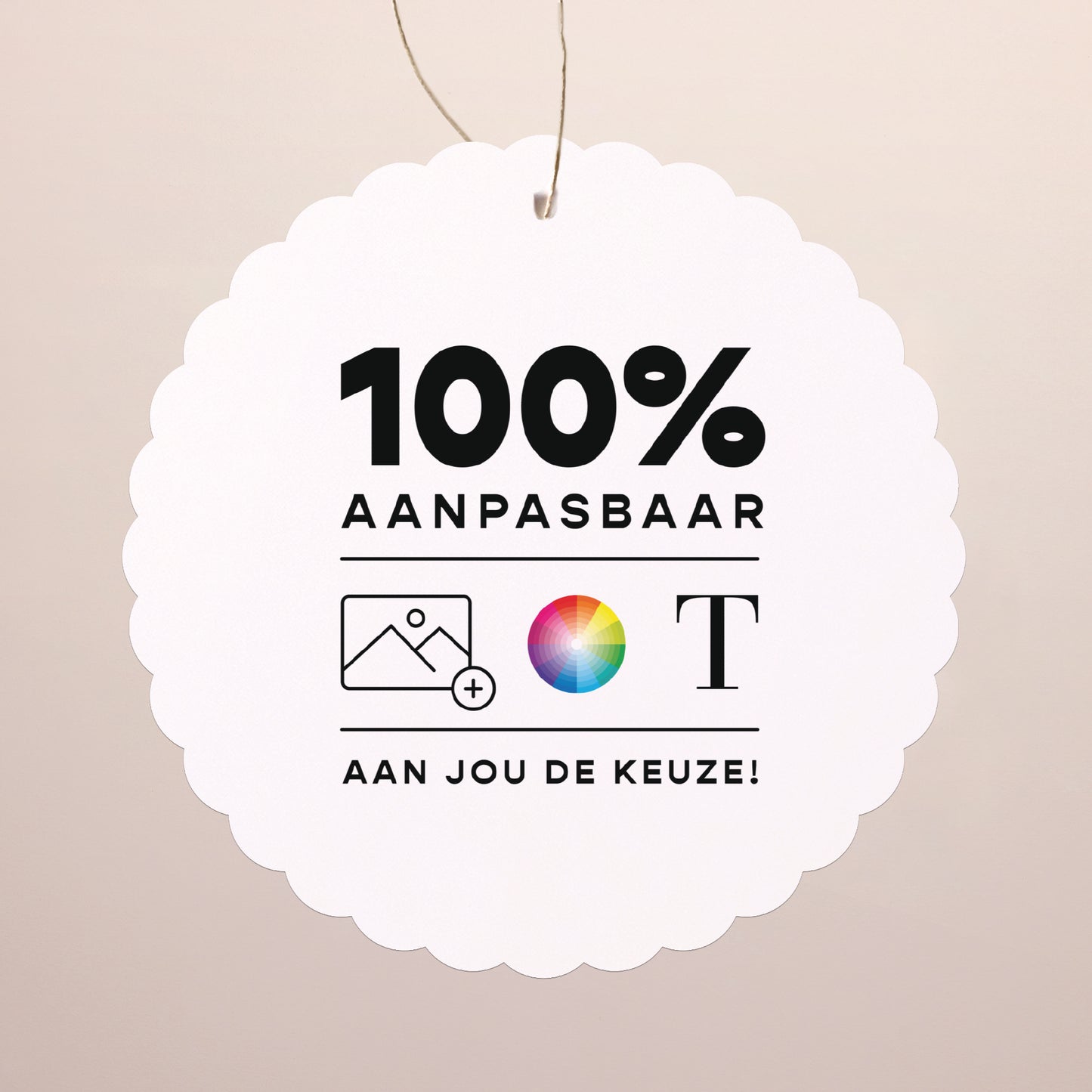 Wenskaart Eindejaar Om op te hangen. Doe Het Zelf III foto N° 1