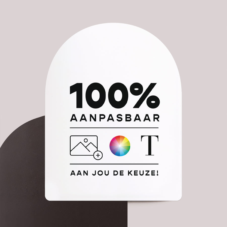 Wenskaart Eindejaar Set van 8, magnetisch, boog Doe Het Zelf III foto