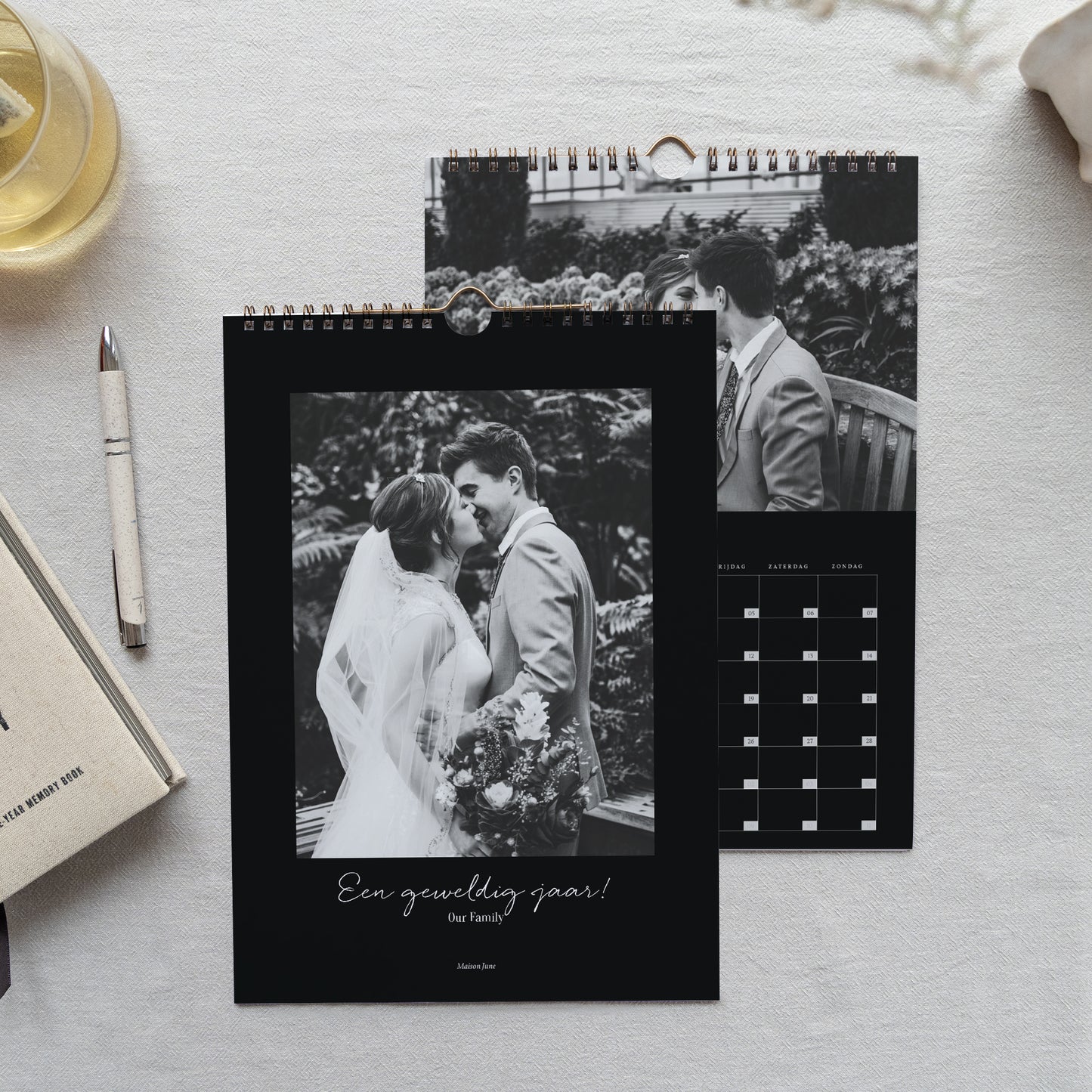 Kalender Eindejaar Muurschildering A4 Luxe foto N° 1