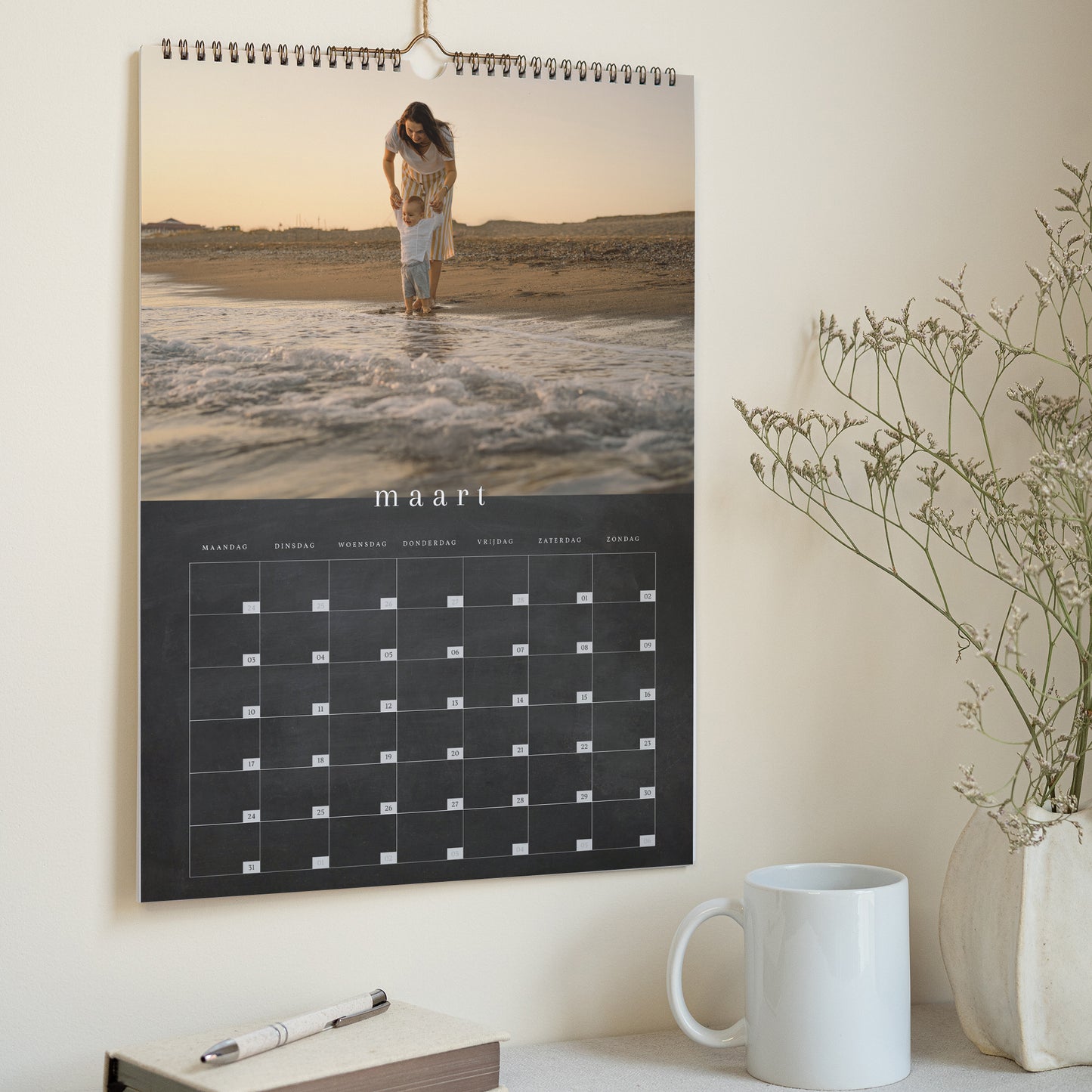 Kalender Eindejaar Muraal A3 Heilige lei foto N° 3