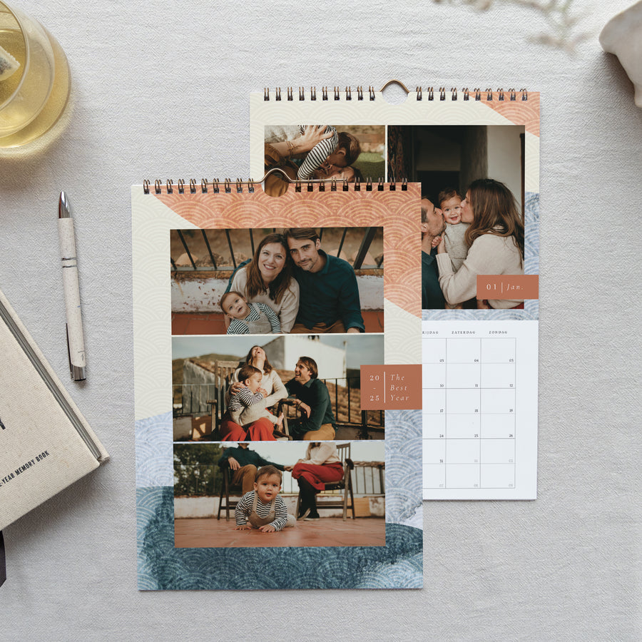 Kalender Eindejaar Muurschildering A4 Nippon foto