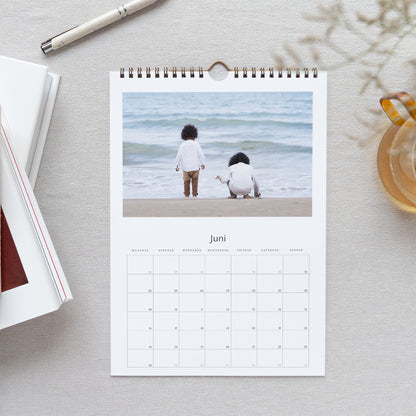 Kalender Eindejaar Muurschildering A4 Etnische foto N° 2