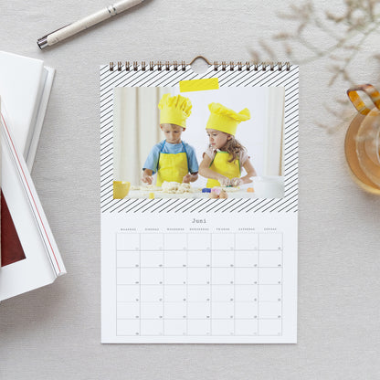 Kalender Eindejaar Muurschildering A4 Pop foto N° 2