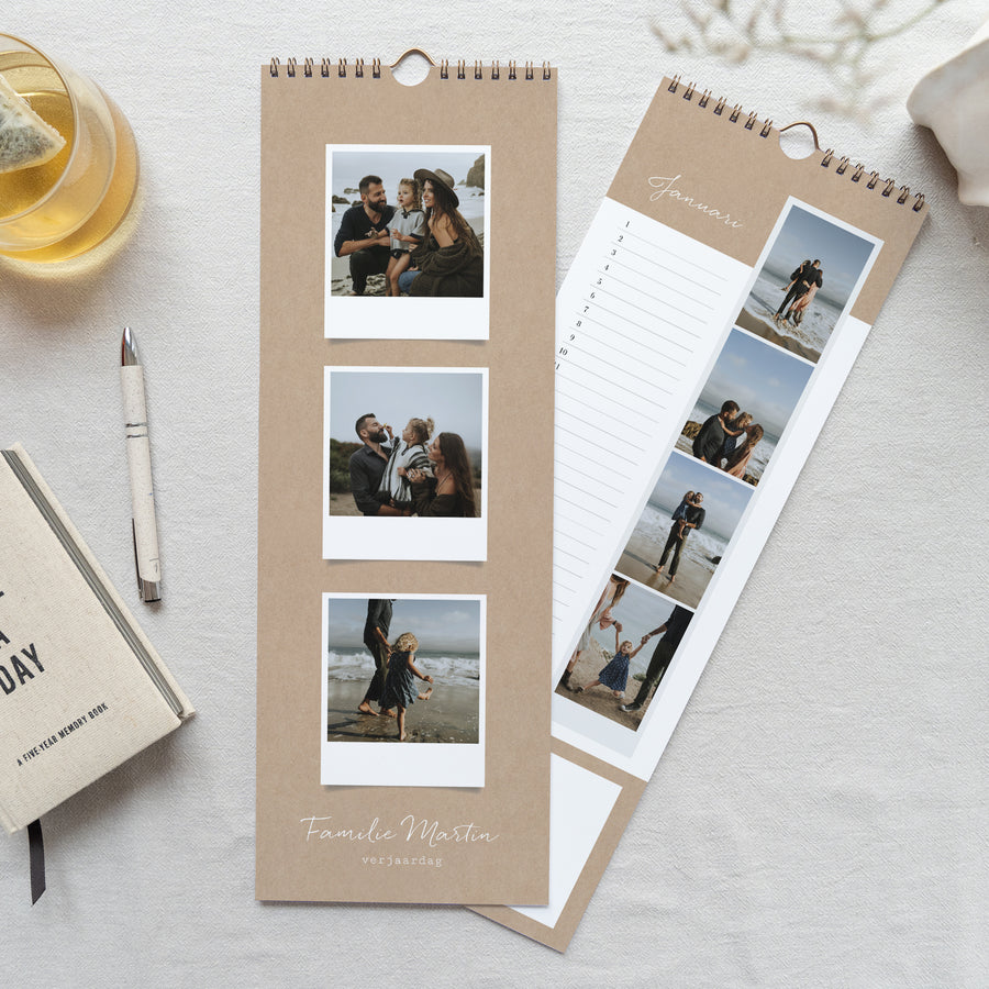Kalender Eindejaar Perpetueel Kraft-effect foto