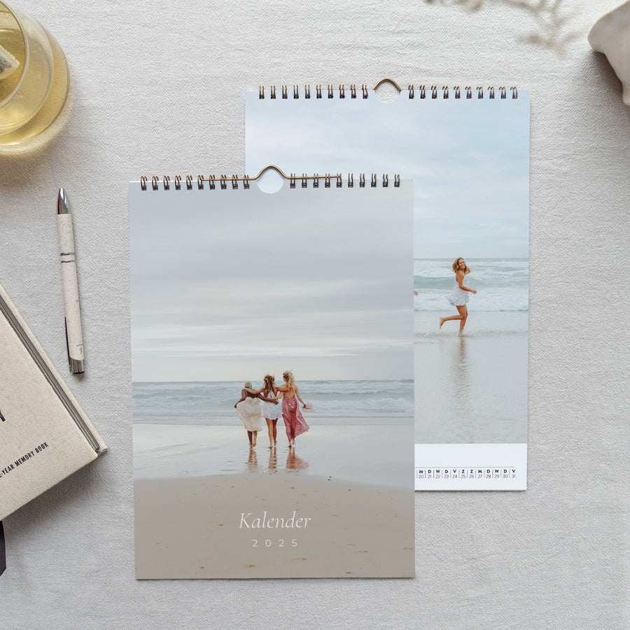 Kalender Eindejaar Muurschildering A4 Foto XL foto