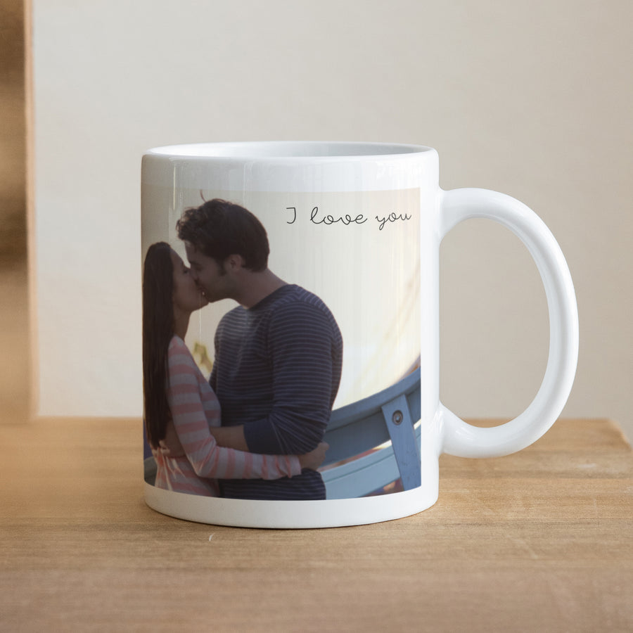 Mok Objecten Wit Ik hou van je II foto
