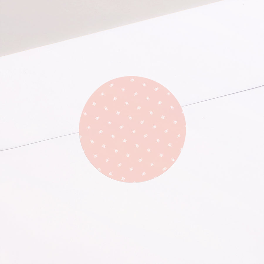 Sticker Geboorte Cirkel Op een wolk foto