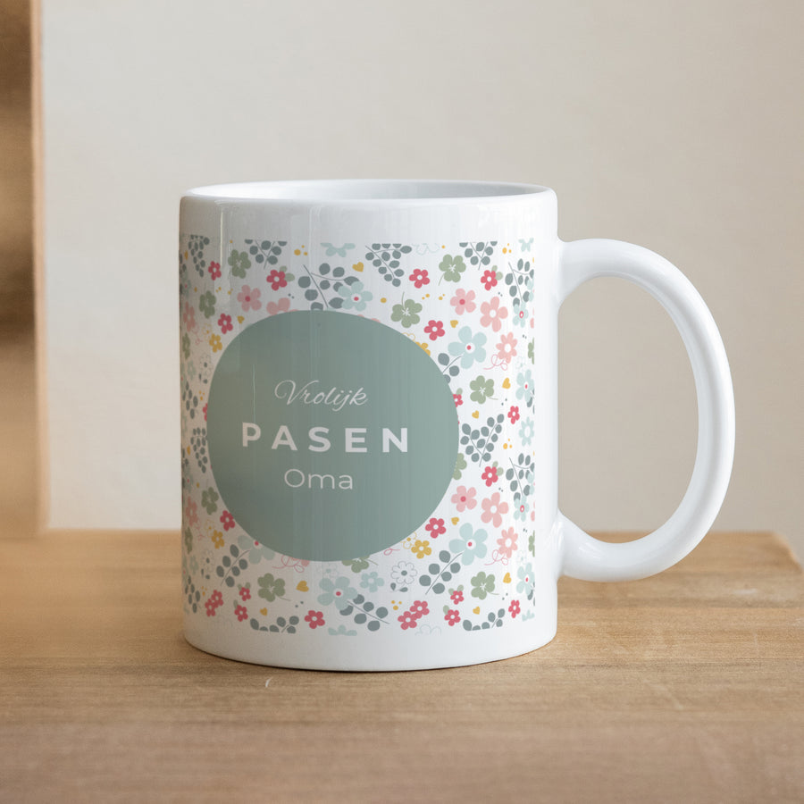 Mok Objecten Wit Pesach in bloei foto