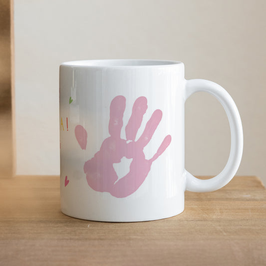 Mok Objecten Wit Maman love foto