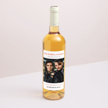 Flesetiket Huwelijk Portret Vinylschijf foto N° 1