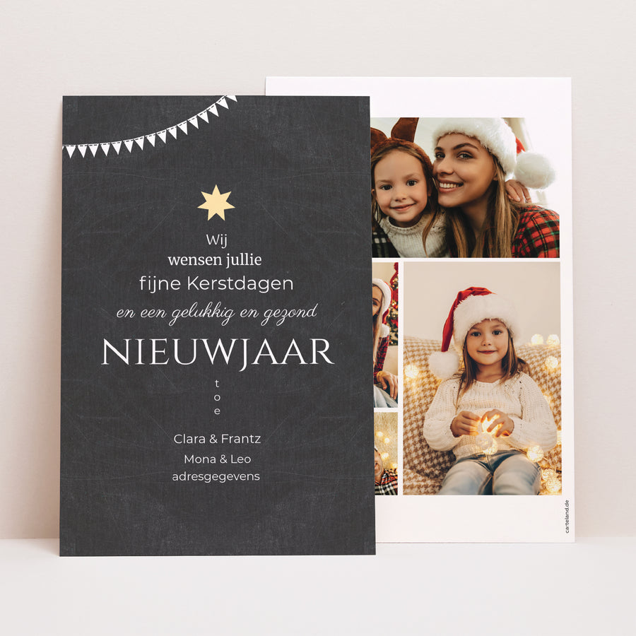 Wenskaart Eindejaar Portret Wensboom foto